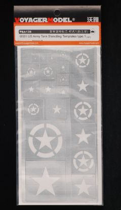 Picture of WWII US Army Tank Stenciling Templates Type 1