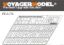 Picture of 1/35 WWII Germany Tank Stenciling Template 1 (For all)