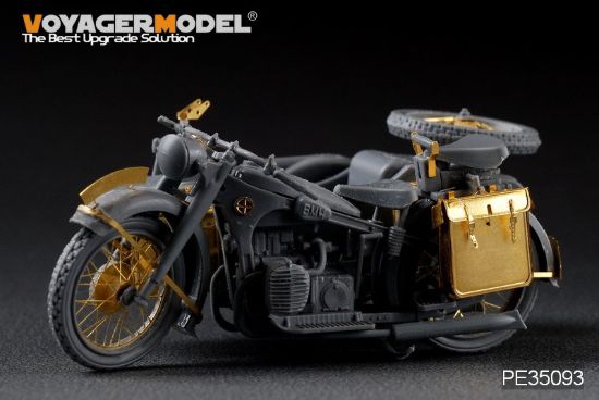 Picture of WWII Germany Motorcycle R-12(For Zvezda 3607) 