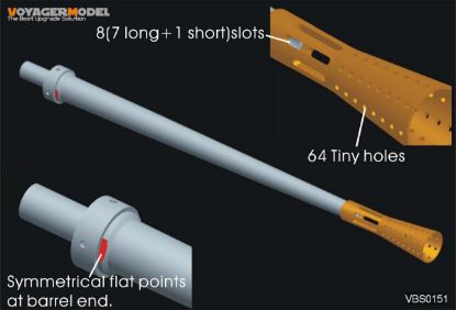 Picture of 1/35 WWII Germany 37mm Flak18/36/37 Barrel (For All)