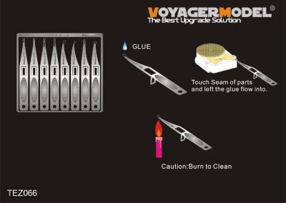 Picture of Voyager stainless super glue aplicators 2(For all)
