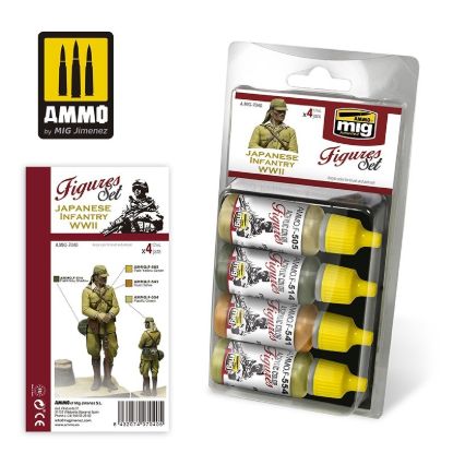 Picture of Japanese Infantry WWII Figures Set