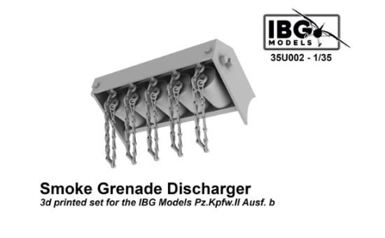 Picture of Smoke Grenade Dischargers for Pz.Kpfw.II Ausf. b - 3d Printed Set -