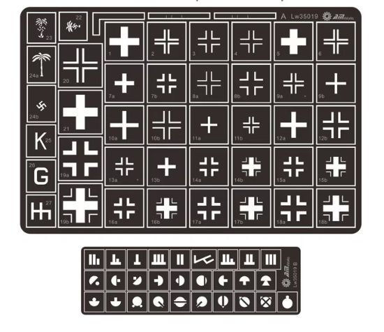 Picture of WWII Germany Cross & Unit Markings of Operation Citadel