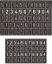 Picture of WWII Germany Turret Numbers & Letters - Medium 