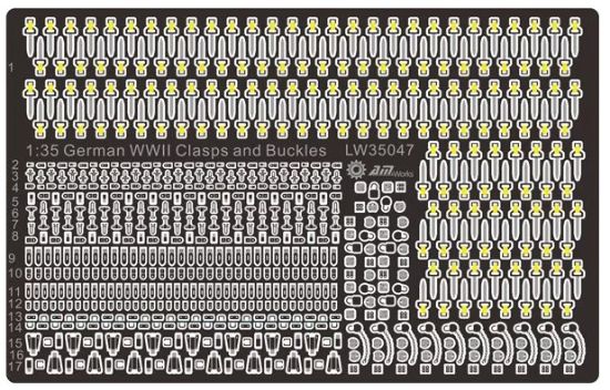 Picture of WWII Germany Clasps and Buckles