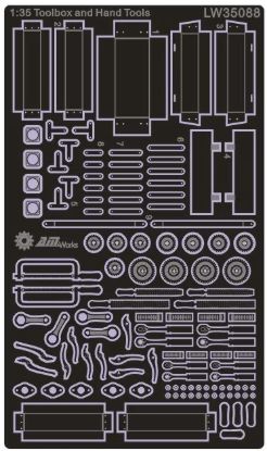 Picture of 1:35 Scale Mechanic's Toolbox & Tools Connectionless PE 