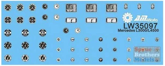 Picture of Vehicle Dials & Placards Mercedes L3000/L4500 