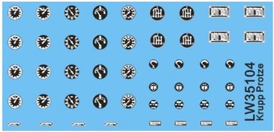 Picture of Vehicle Dials & Placards Krupp Protze