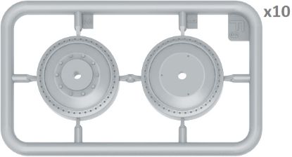 Picture of T-34 Wheels Set. 1942-43 Series