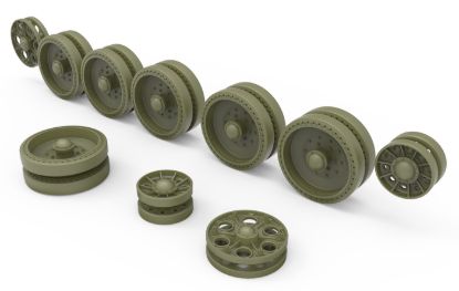Picture of T-34 Wheels Set. 1942-43 Series