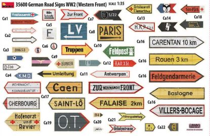 Picture of Germany Road Signs WW2 (France 1944)