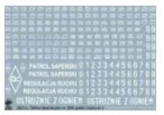 Picture of Polish Army vehicles - reg.numbers 2000 pattern, unit insignia & stencils vol.3