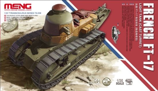 Picture of 1/35 French FT-17 Light Tank (Cast Turret)                                             